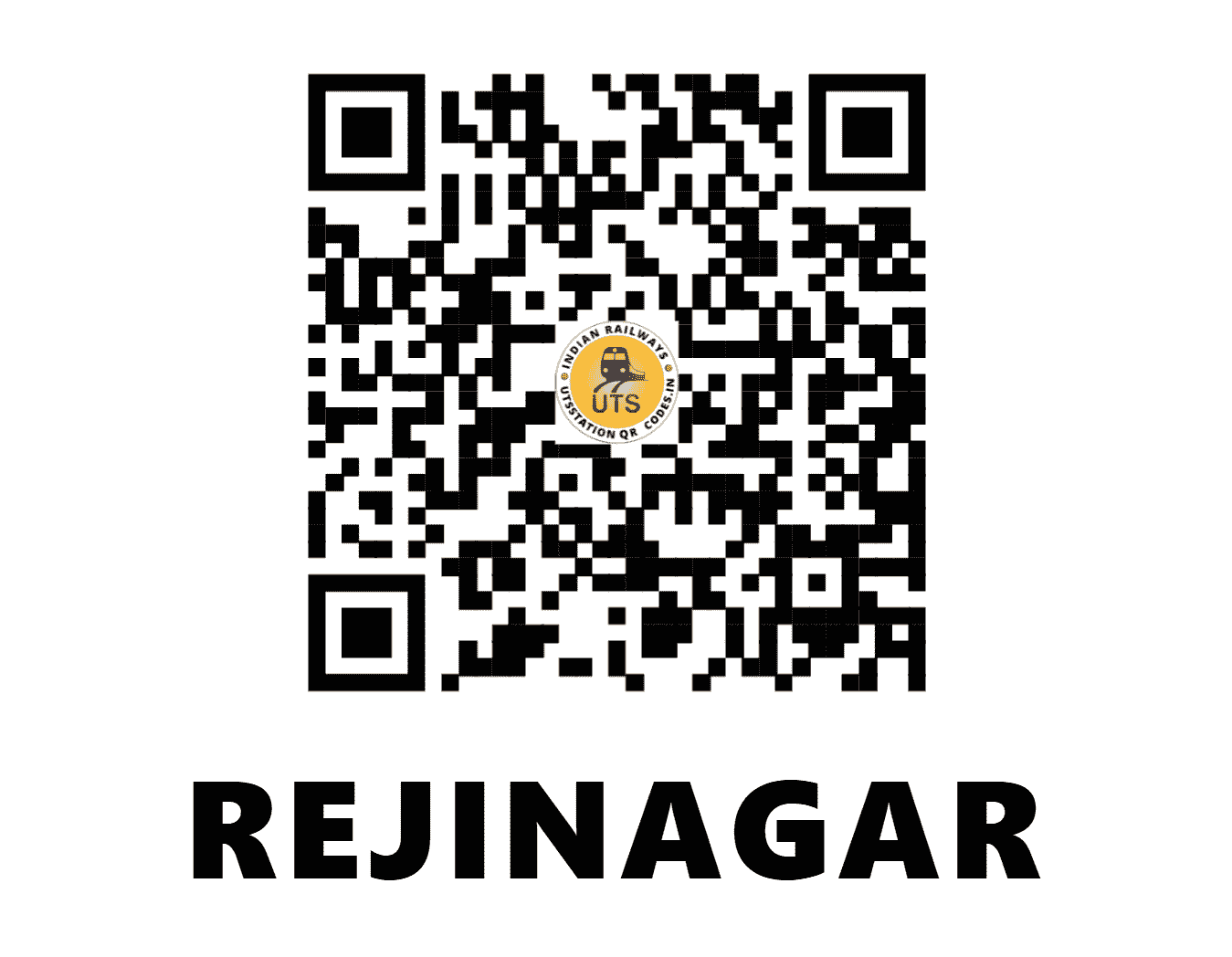 UTS QR Code for REJINAGAR - REJ (ER - WEST BENGAL)